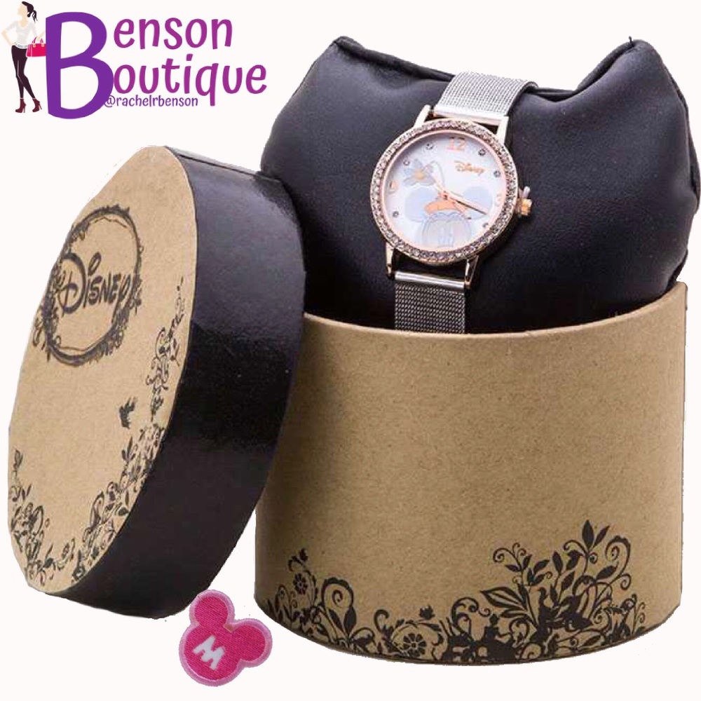 HP "Minnie” Silver & Rose Gold Minnie Mouse watch - Picture 2 of 3